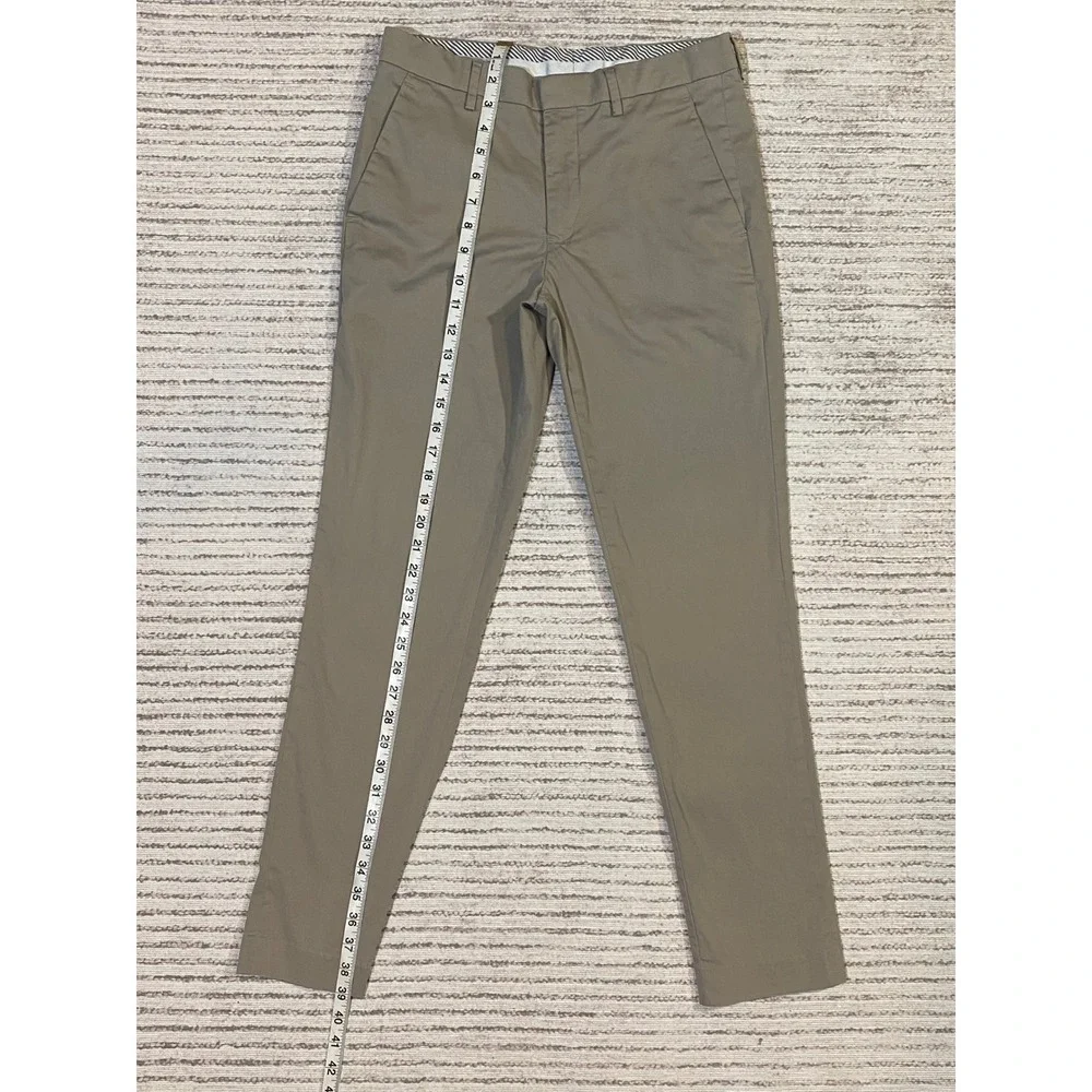 Express Performance Extra Slim Chino Pants Mens 28x32 Taupe Khaki Stretch+